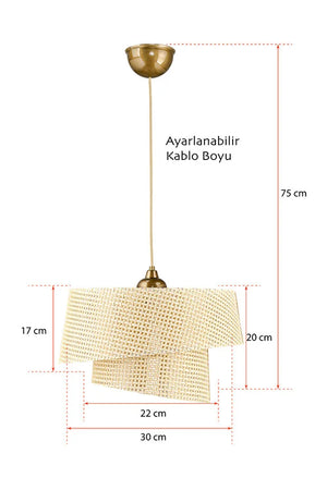 Eftelya Hasır Avize