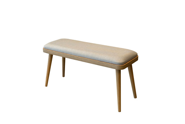 Vina Mini Bench Karina Meşe Krem