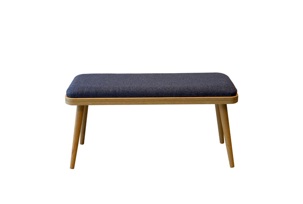Vina Mini Bench Karina Meşe Lacivert