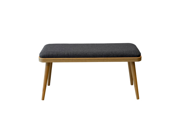 Vina Mini Bench Karina Meşe Antrasit