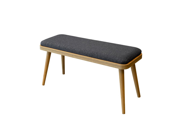 Vina Mini Bench Karina Meşe Antrasit