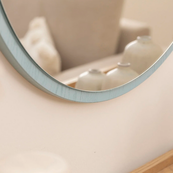 Yeşil Mdf Duvar Aynası, 90x90 cm