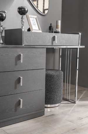 Endam Gri Şifonyer ve Aynası
