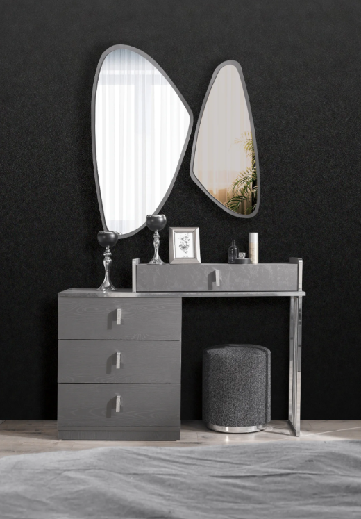 Endam Gri Şifonyer ve Aynası