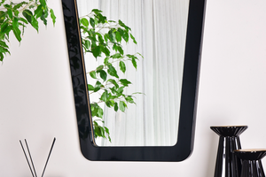 Siyah Geometrik Konsol Ayna, 100×75