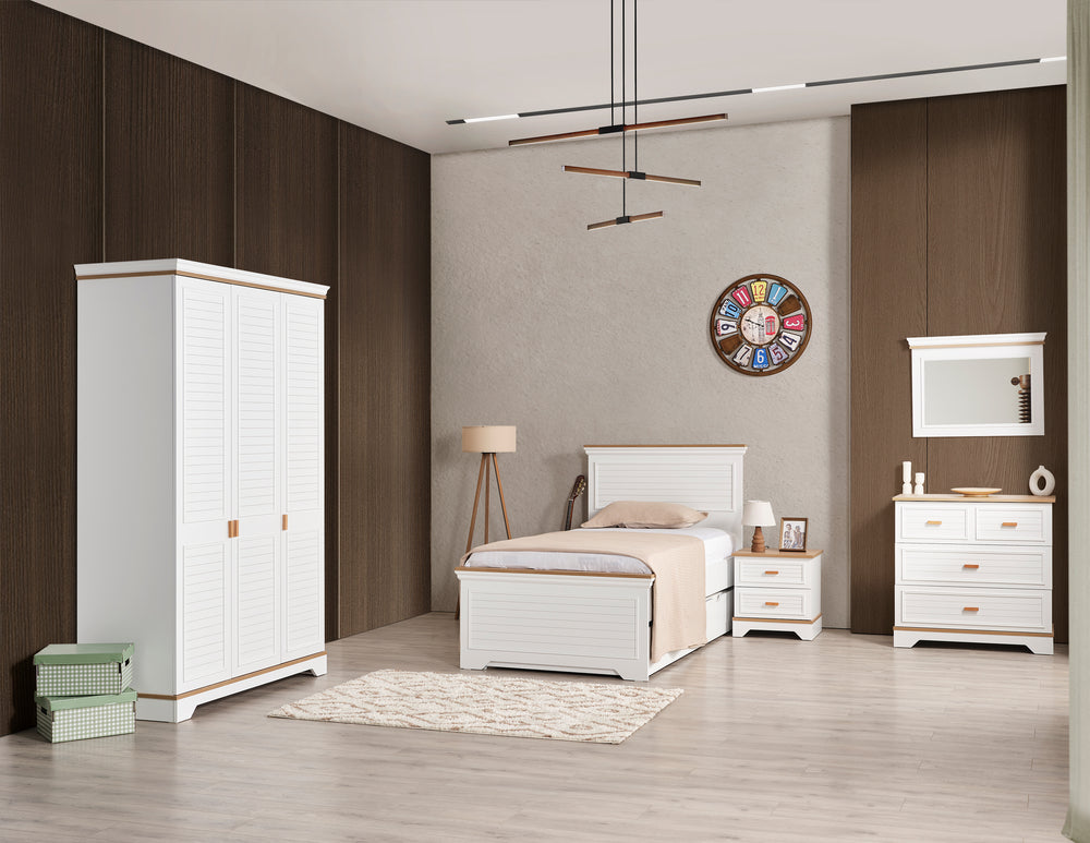 Lofter Üç Kapılı Dolap