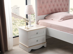 Sahra Standart Ayaklı Beyaz Baza 120x200