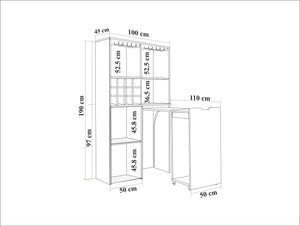 Serenta Katlanabilir Mini Bar
