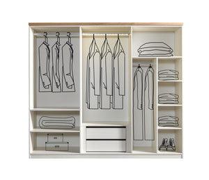 Bahar 6 Kapılı Dolap