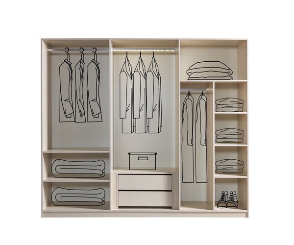 Mira 6 Kapılı Dolap