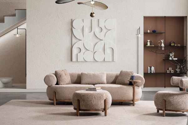 Retro Üçlü Koltuk