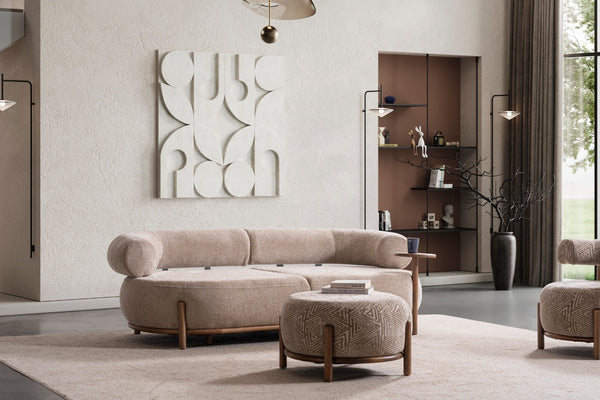 Retro Üçlü Koltuk