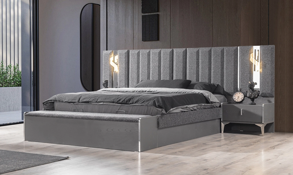 Endam Gri Yatak Odası Takımı