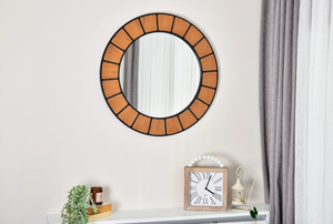 Terra Yuvarlak Dekoratif Ayna, 90x90 cm